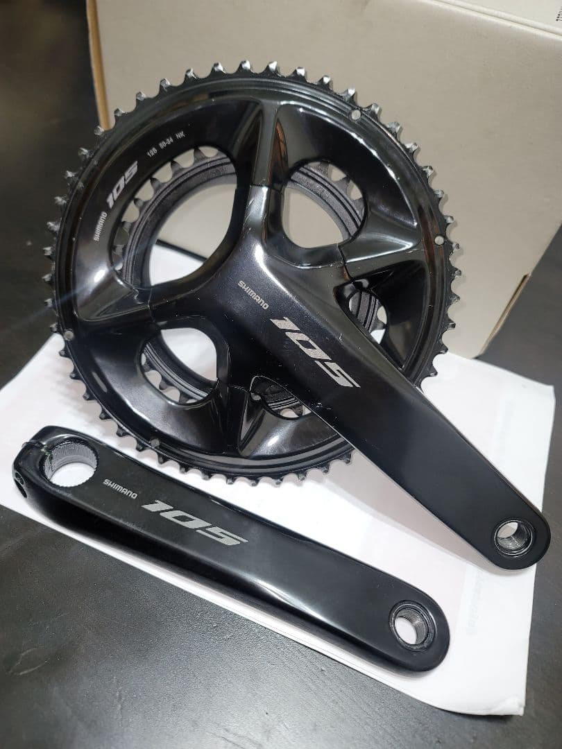Shimano 105 R7100 クランクセット ブラック