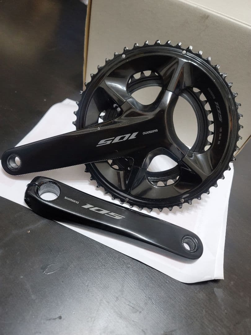 Shimano 105 R7100 クランクセット ブラック