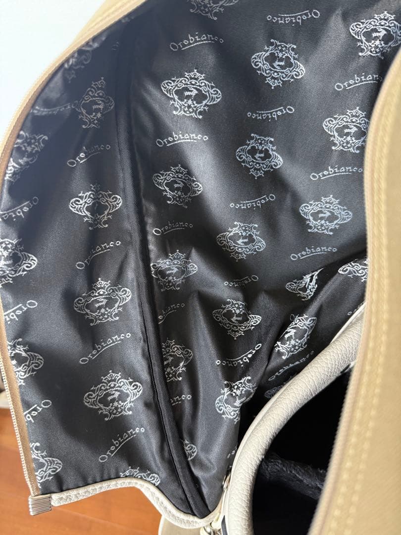 Orobianco オロビアンコ　ベージュ キャディバッグ・ポーチセット