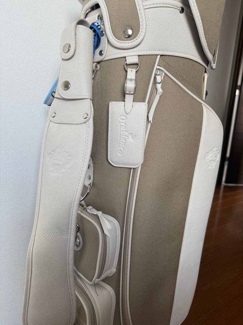 Orobianco オロビアンコ　ベージュ キャディバッグ・ポーチセット