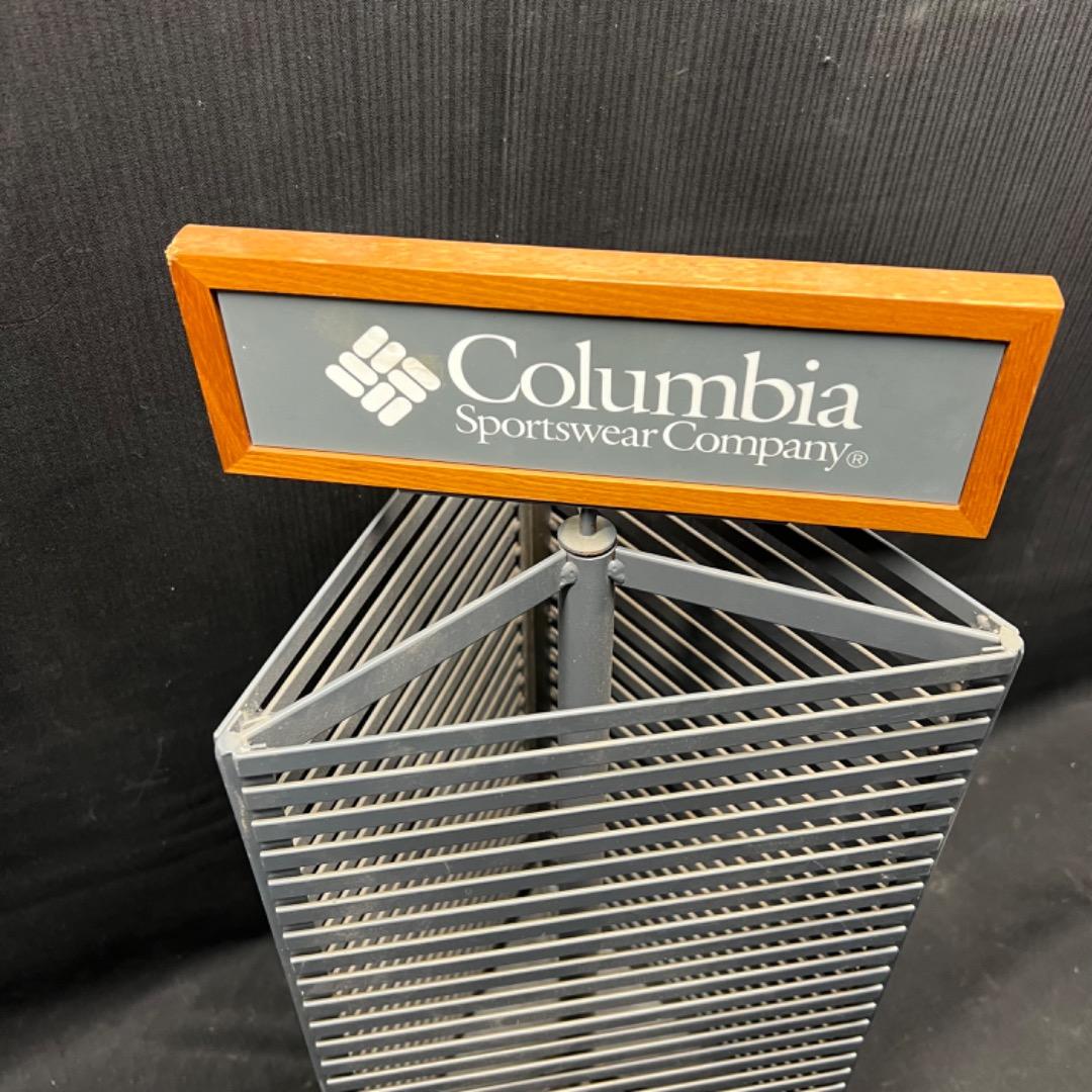 〇Bi1065 Columbia 什器 看板 三角 回転