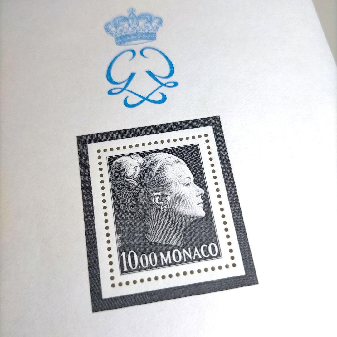 1091 外国切手 グレースケリ記念切手シート2種 未使用