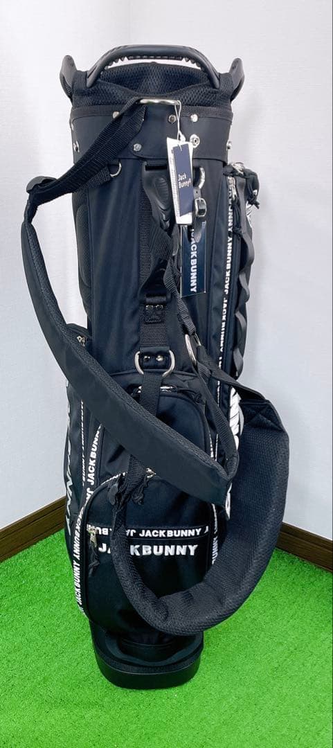 廃盤　希少　未使用　ジャックバニー！！　スタンド　キャディバック　ブラック