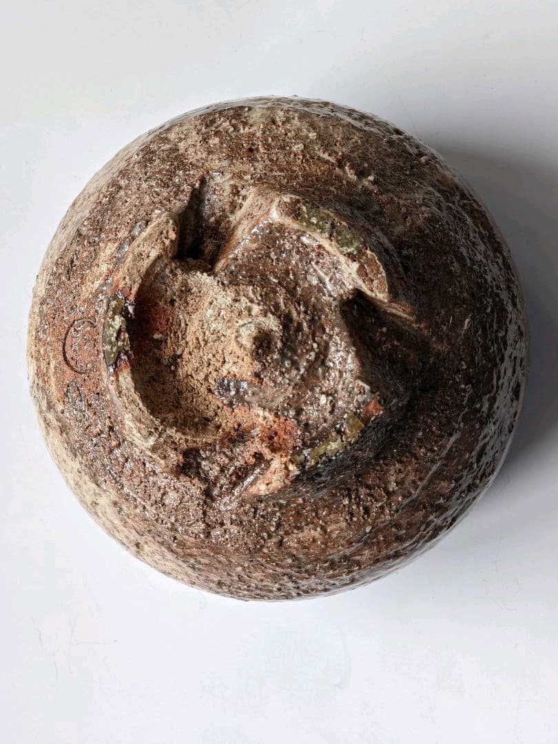 ♦萩焼 鬼萩 割り高台 抹茶碗 茶道具 アンティーク 骨董品 コレクション