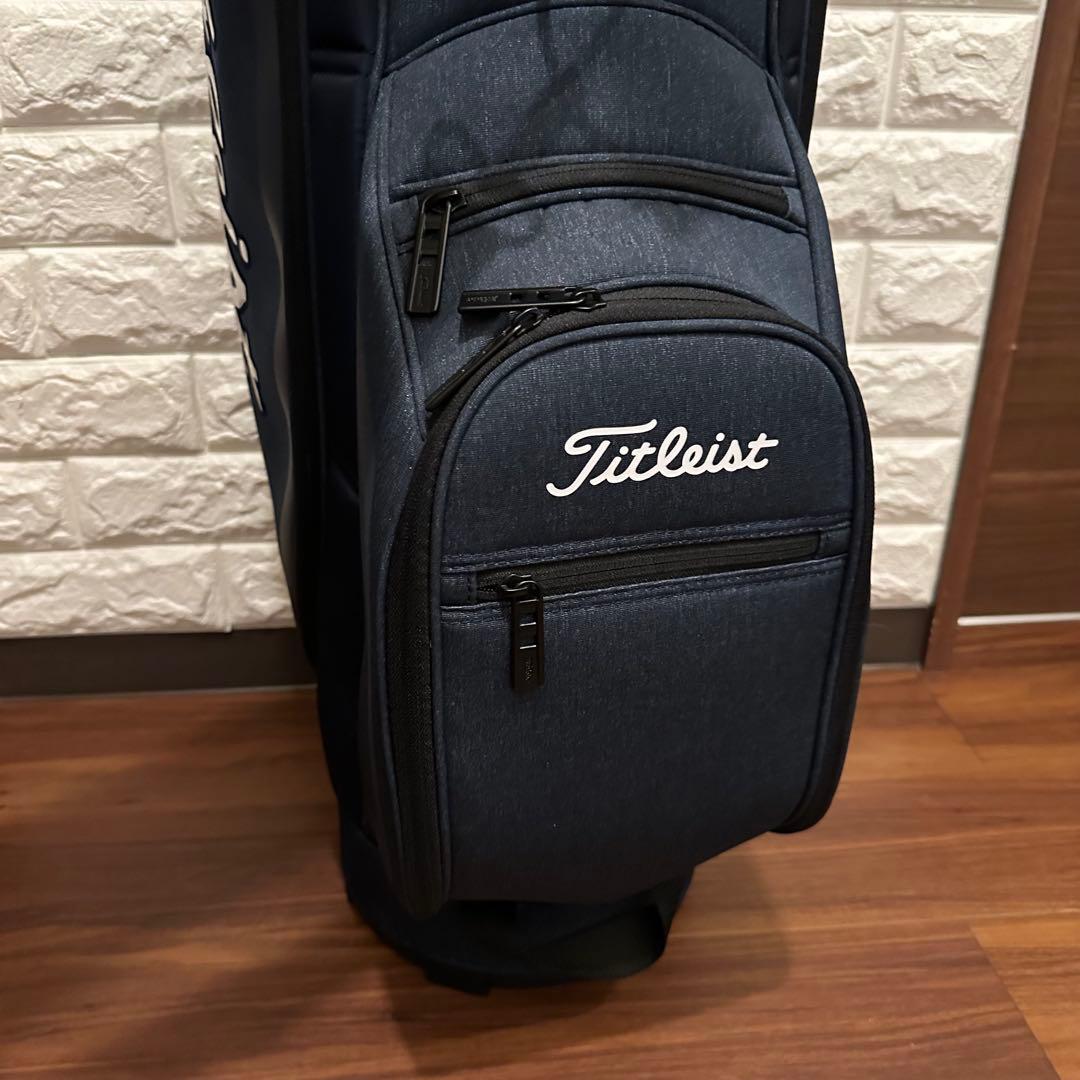 未使用 タイトリスト シンプルアスリート キャディバッグ CB191 ネイビー