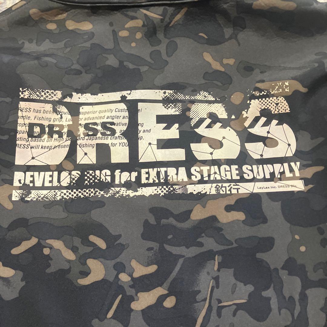 DRESS 迷彩柄 フード付きナイロンジャケット　完売品