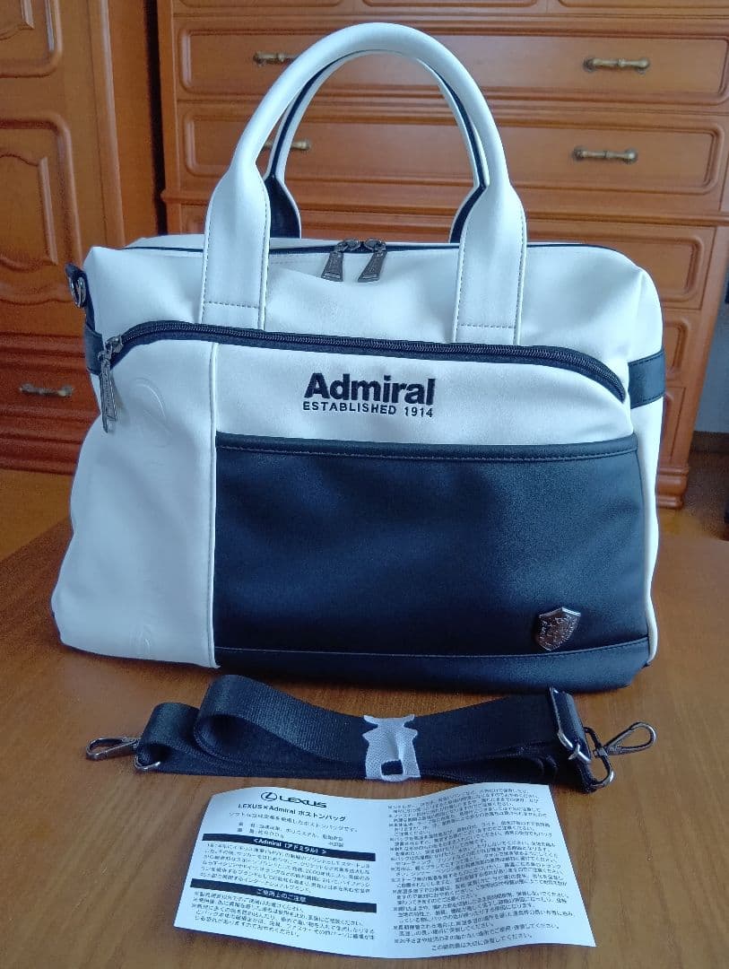 fix_lounge LEXUS × Admiral ボストンバッグ