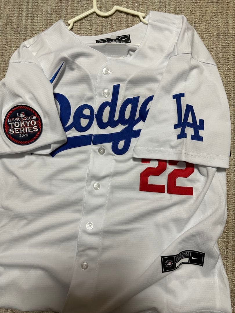 ドジャース　カーショウ　ユニフォームシャツ