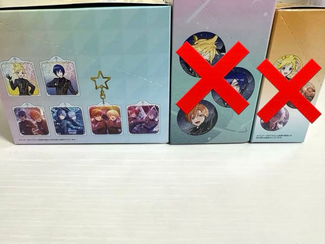 プロセカ×あんスタ アクリルキーホルダー＆色紙 二箱セット