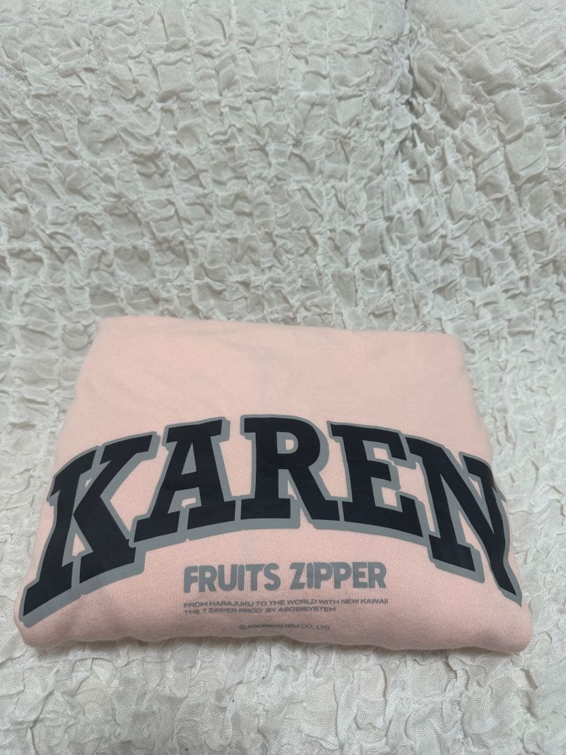 FRUITS ZIPPER 松本かれん推しアピパーカー