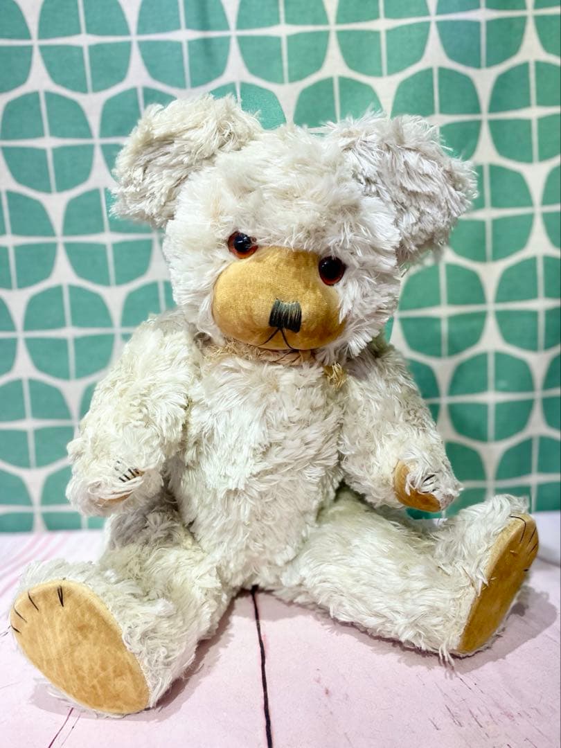 昭和初期 レトロ 希少 日本製 テディベア ʕ•ᴥ•ʔ