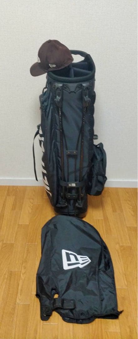 NEWERA ニューエラ ゴルフ キャディバッグ スタンド式 ヘッドカバー付き