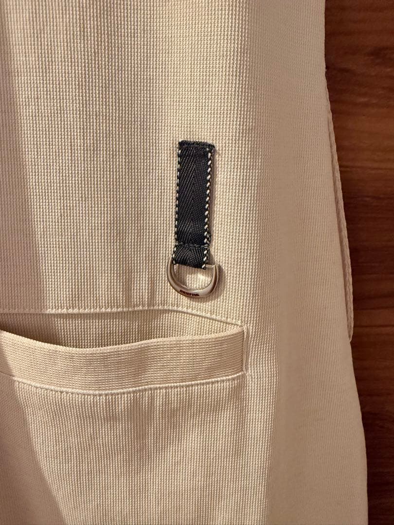 BRIEFING ブリーフィング ポロワンピース M 生成り色