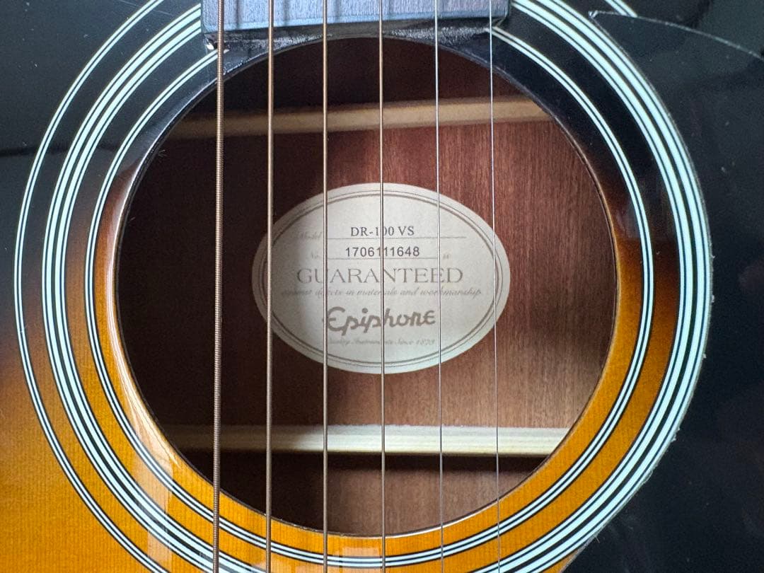 Epiphone DR-100 VS アコースティックギター