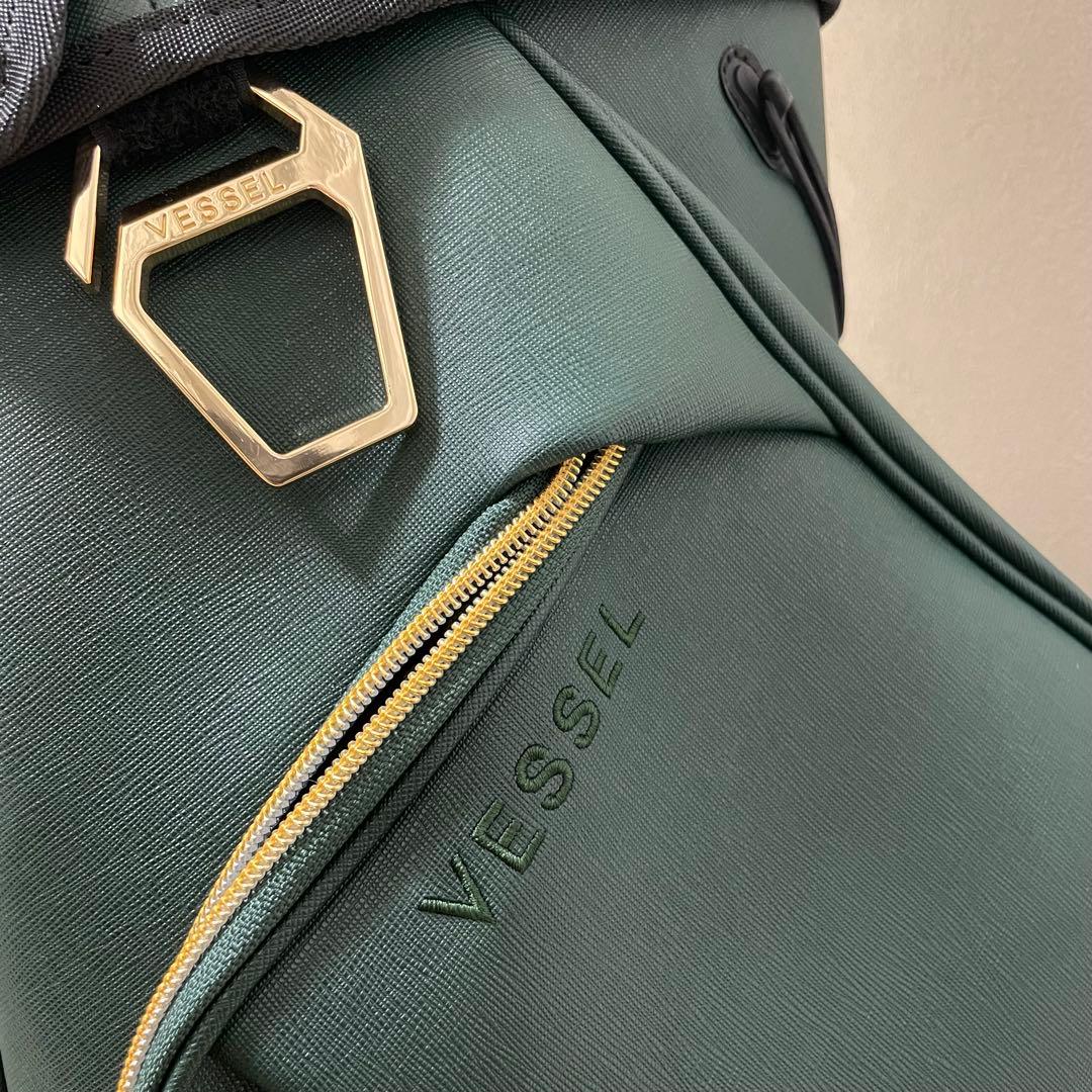 【希少】VESSEL ベゼル キャディバッグ カート 9.5型 ブリーフィング