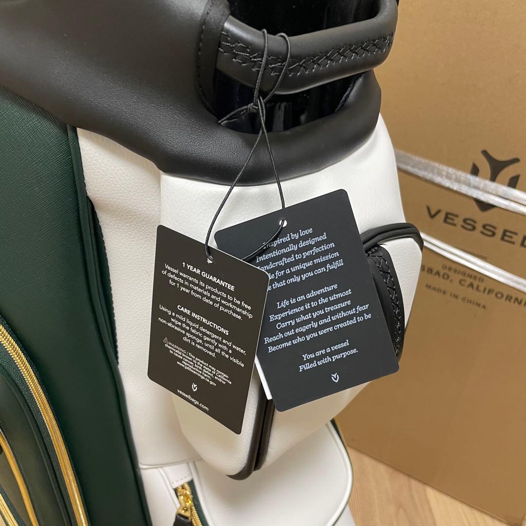 【希少】VESSEL ベゼル キャディバッグ カート 9.5型 ブリーフィング