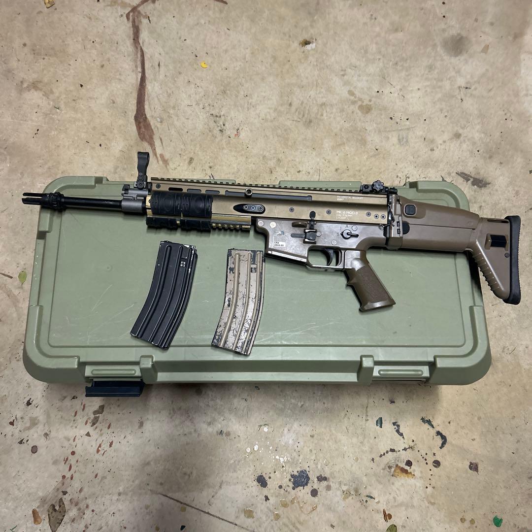 東京マルイ 電動ガン タンカラー マガジン2本付き スカー