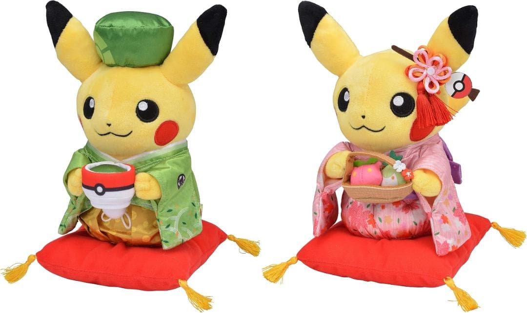 ポケモンセンター 京都限定 はんなりお茶会ごっこ ピカチュウ ぬいぐるみ