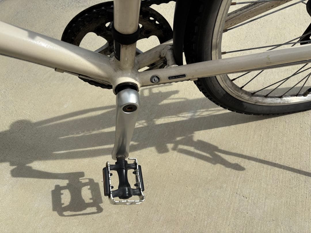 福岡直接取引　クリームCS 26インチ 前後純正フェンダー付き