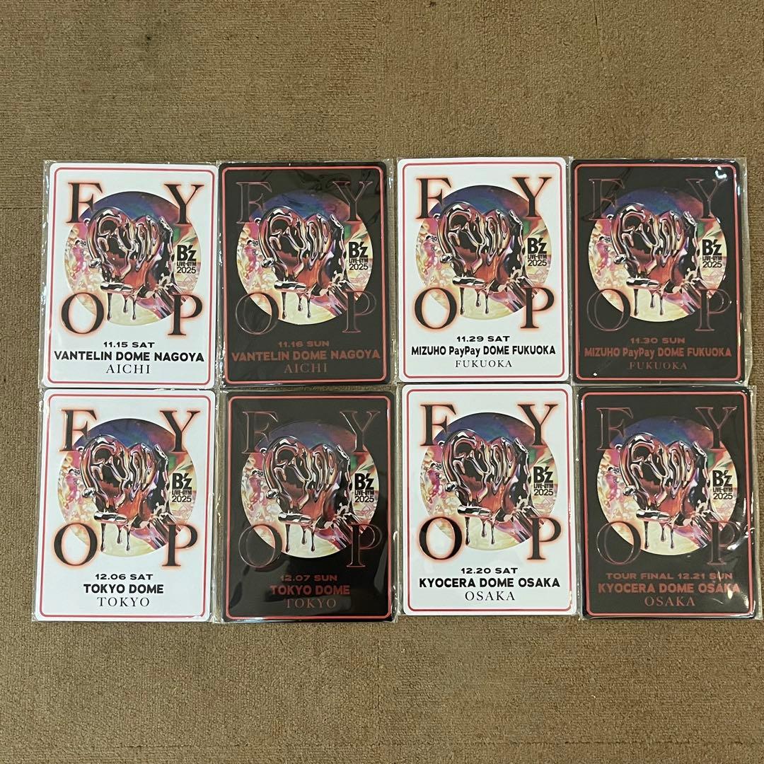 B'z LIVE-GYM 2025 -FYOP-メモリアルプレートコンプ他10点