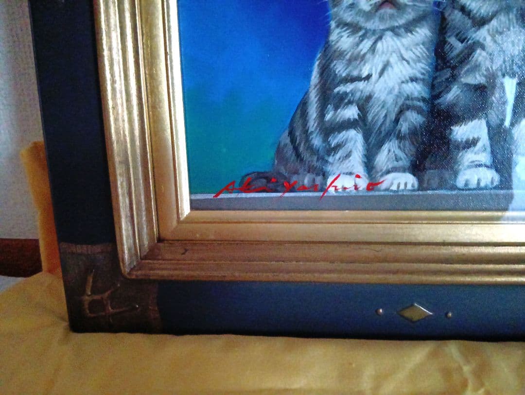 ゆ*ん様 八代亜紀　油彩画S３号