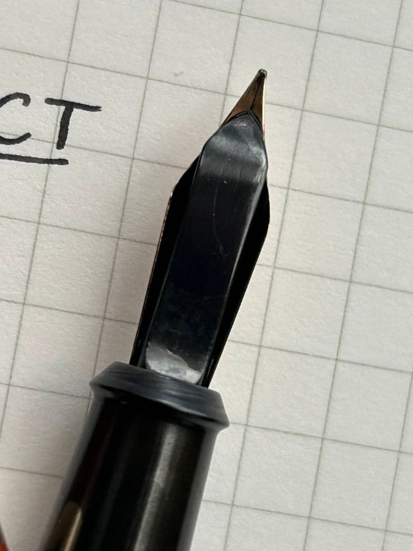 ONOTO オノト万年筆 レッドマーブル　エボナイト 1920年代　美品