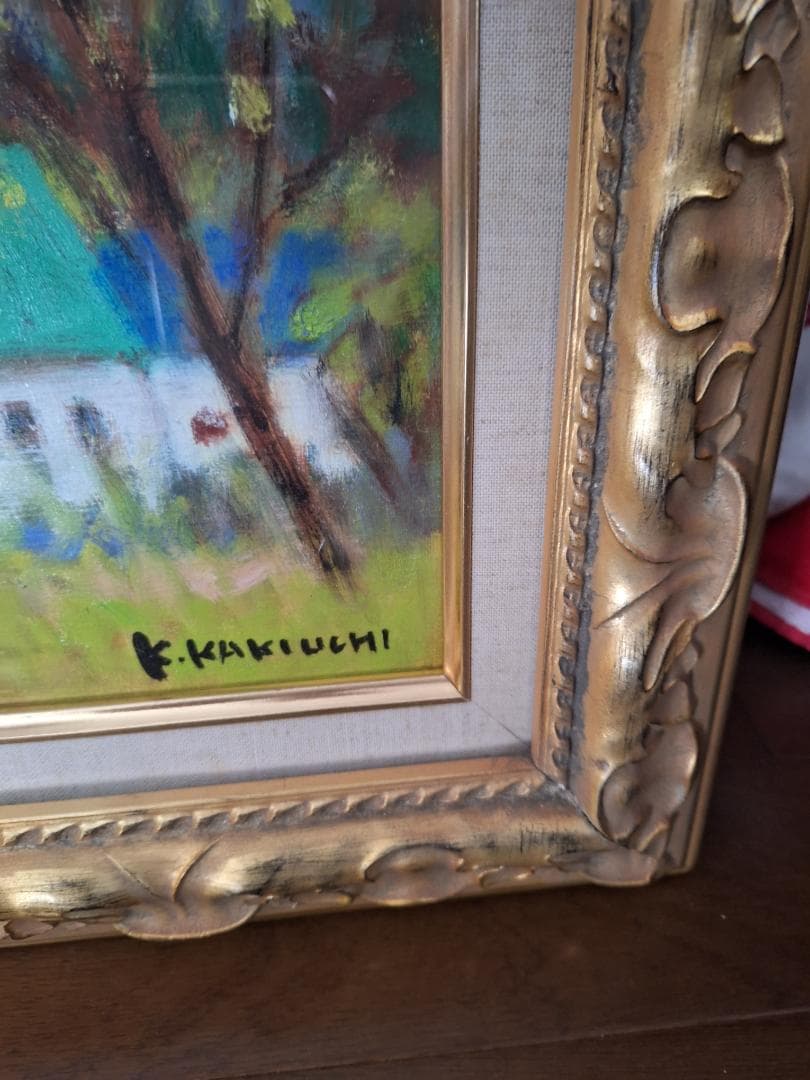 「妙高の春」  垣内カツアキ　真作Ｆ－10号