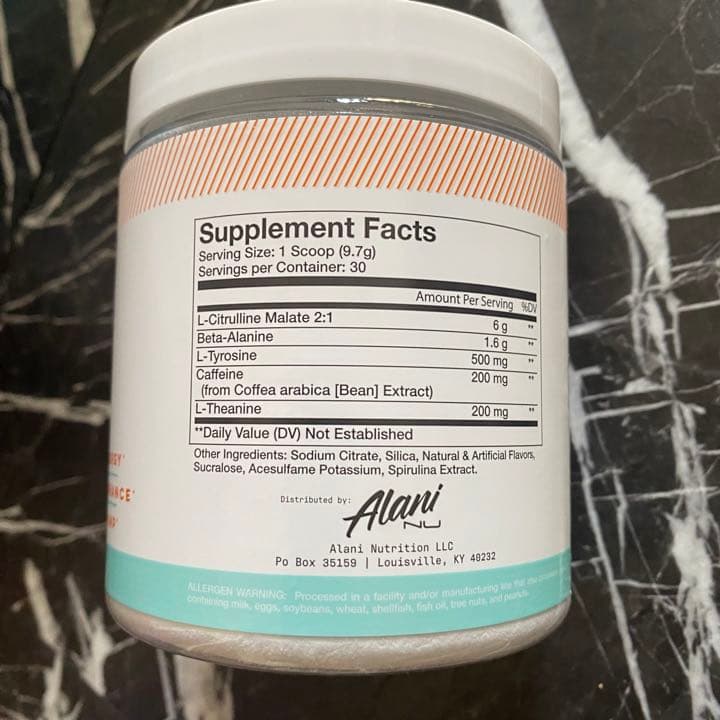 【レア品】新品 Alani Nu アラニ ニュー プレワークアウト 約30回分