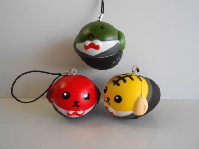 ♯Iwi21DT豆しばスクイーズマスコット全6種