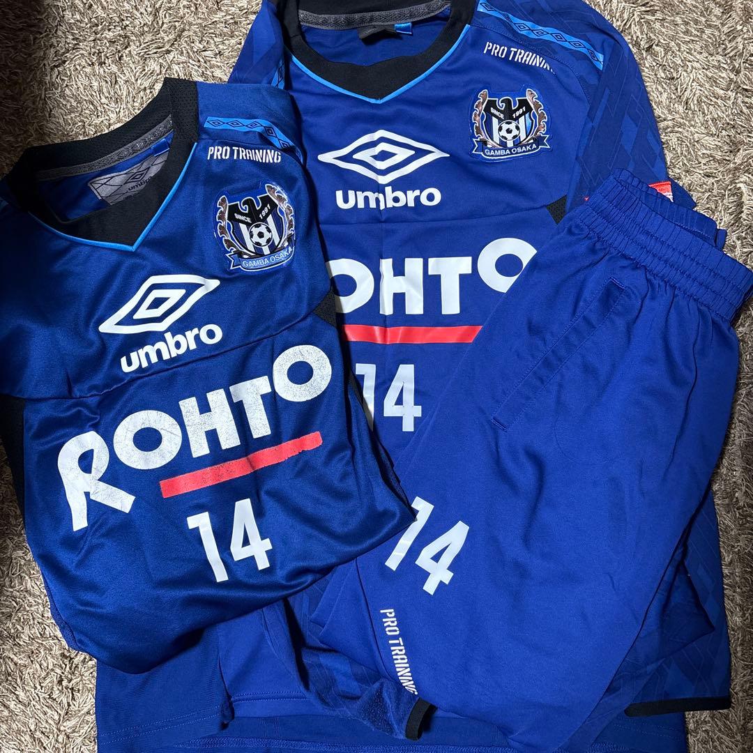 ガンバ大阪練習着 トレーニングウェア　セットアップ　M