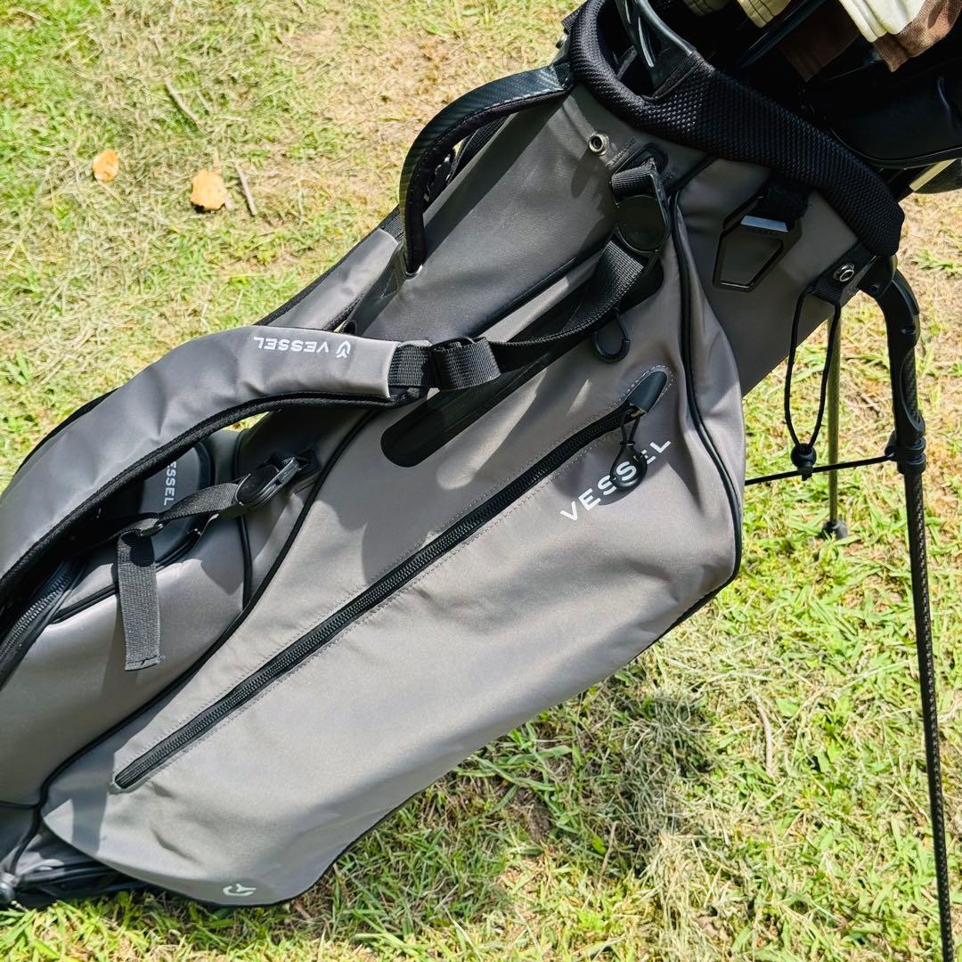 VESSEL ライトスタンドキャディバッグ 中古美品