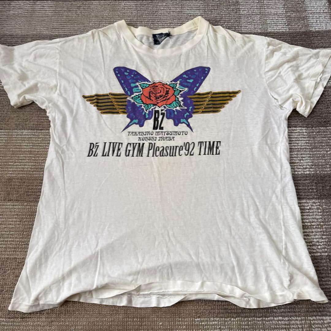 B'z LIVE GYM Pleasure'92 Tシャツ　白