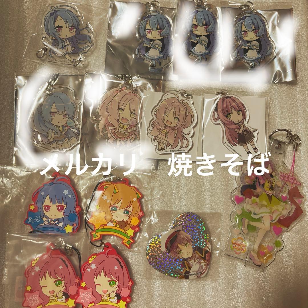 アイチュウ　華房心　神楽坂ルナ　及川桃介　缶バッジ　アクキー　ラバスト