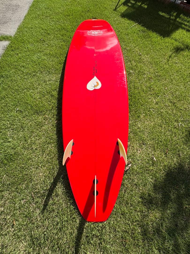 Kirk Bierke Sunset Beach サーフボード レッド