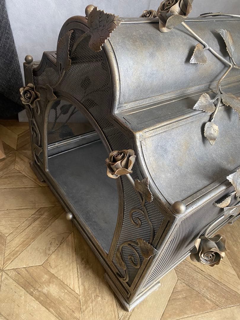 装飾　金属製　犬用ケージ　ペットハウス　猫ハウス　ペットゲージ