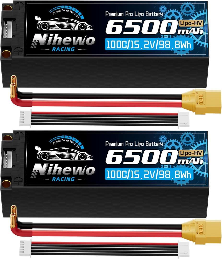 【新品】リポバッテリー2個 15.2V 6500mAh ラジコン ドローン