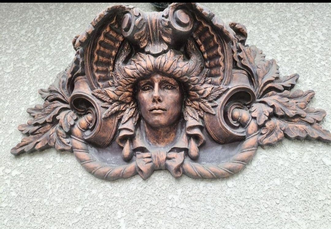 大きなアンティーク銅像、ブロンズ像、商品説明必読お願い致します。