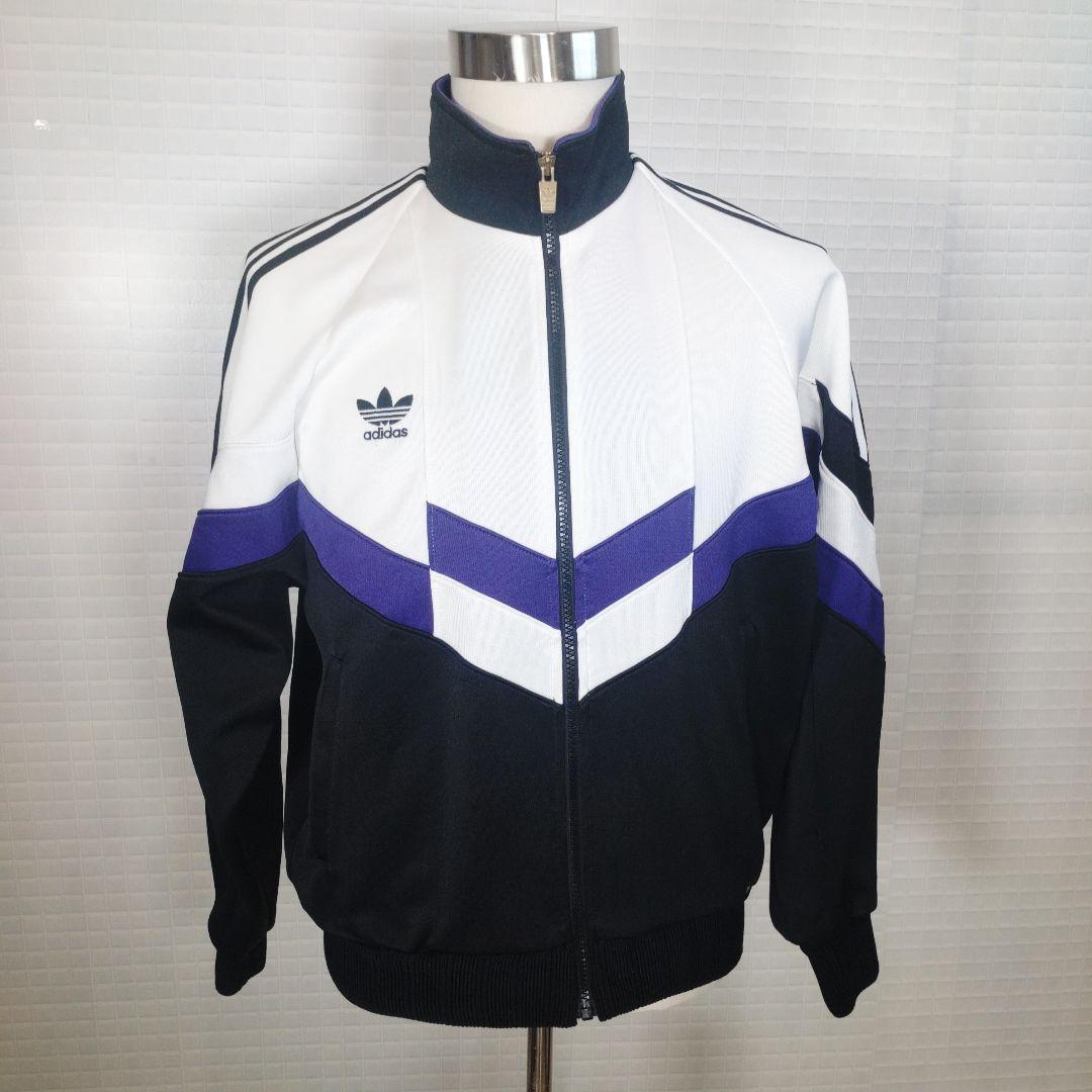 【アディダス】トラックジャケット　 XL トレフォイル 刺繍 レトロ5249