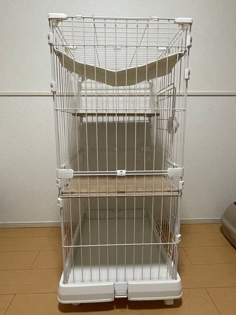 アイリスオーヤマ ハンモック付き 2段 ミニキャットケージ