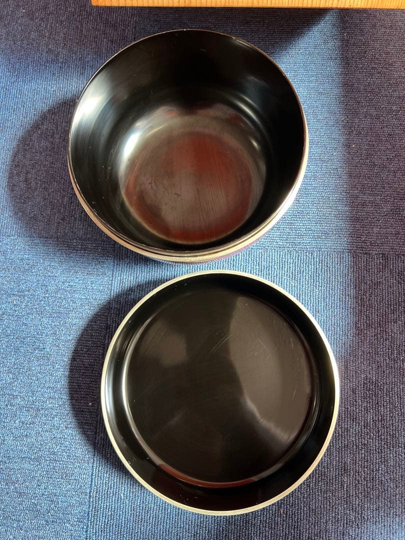 1283  讃岐蒟醤塗金喰籠　菓子器　坂本雪斎？　未使用