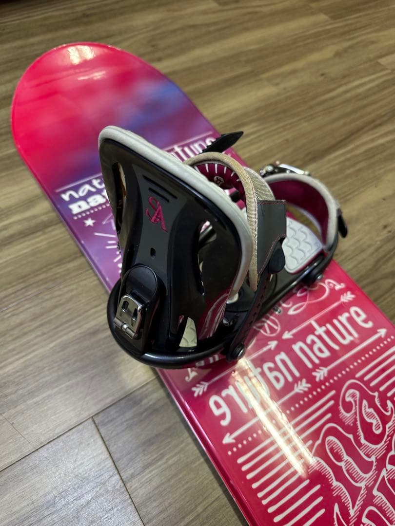 スノーボード nature 142cmビンディングSALOMON size XS