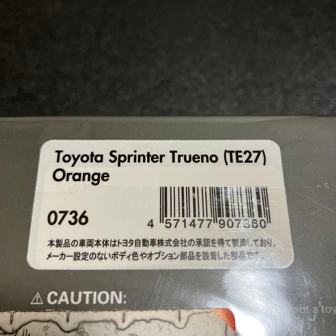 ミニカー IG0736 Toyota Sprinter Trueno (TE27)