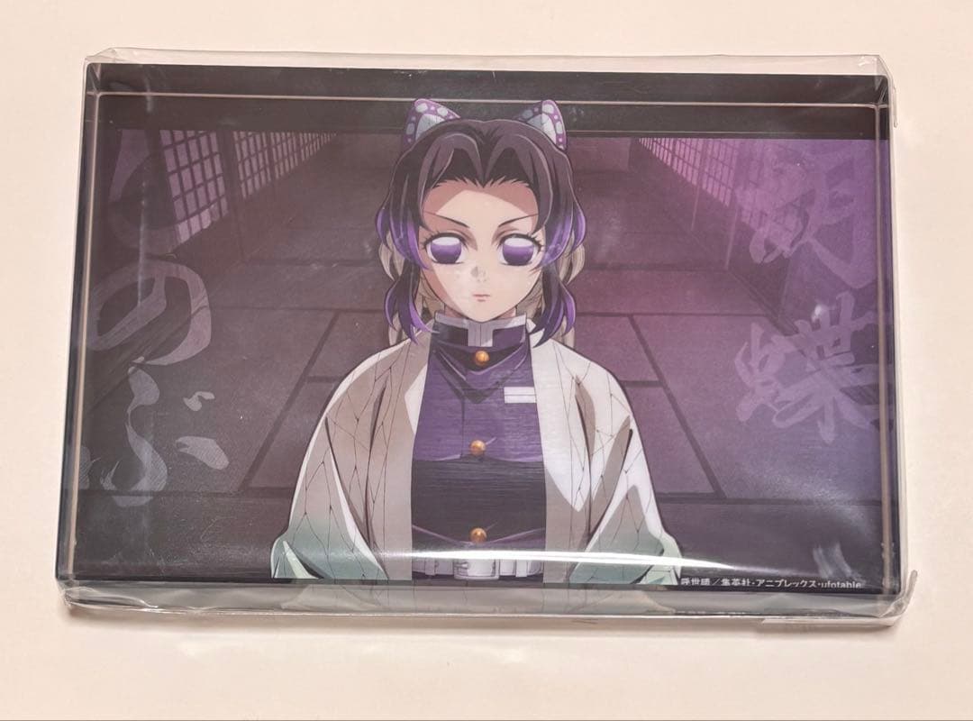 d*7様 鬼滅の刃　柱稽古編KVアナザーカット二層アクリルブロック　胡蝶しのぶ