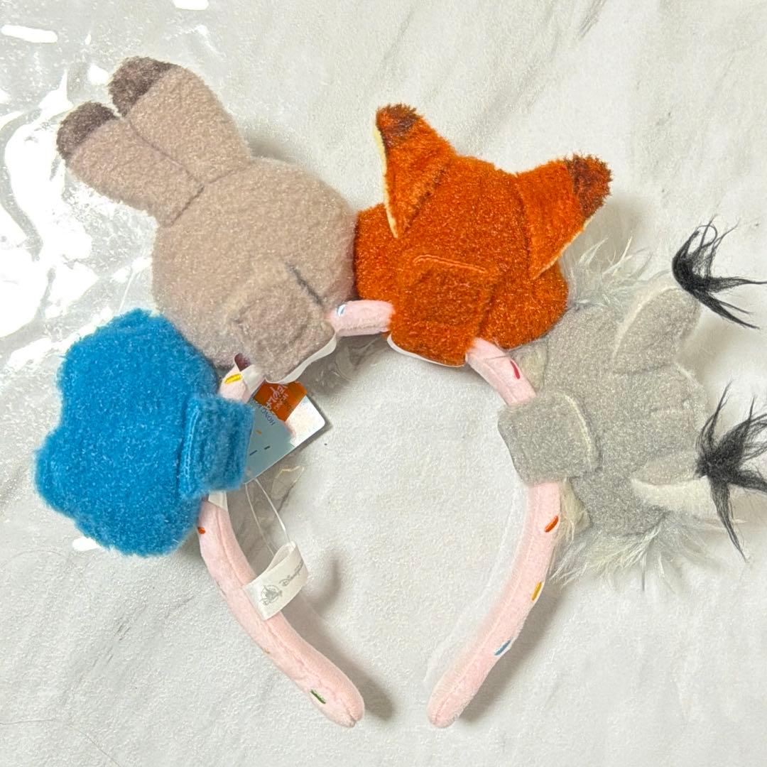 香港ディズニーランド 限定 ズートピア2 カチューシャ セット