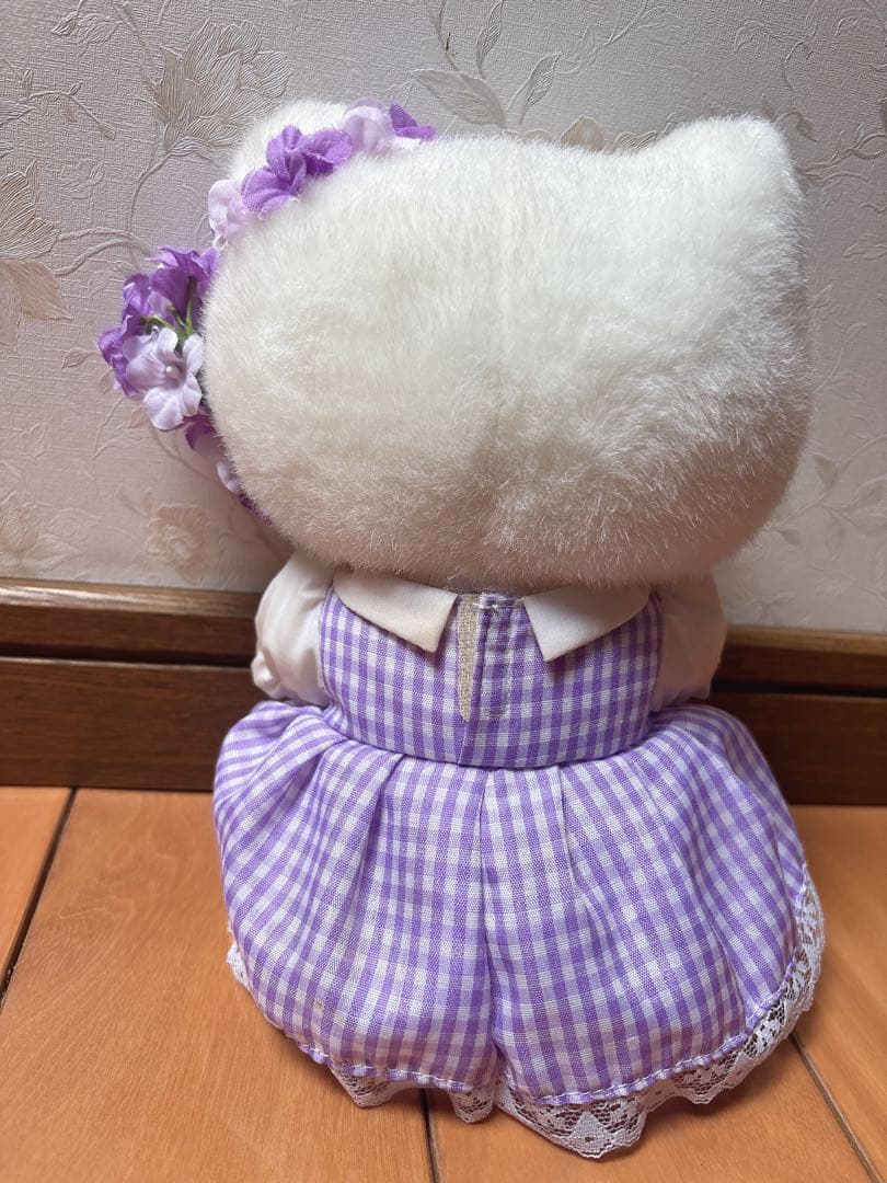 【北海道限定】稀少品！ご当地キティぬいぐるみ ラベンダー　タグ付き
