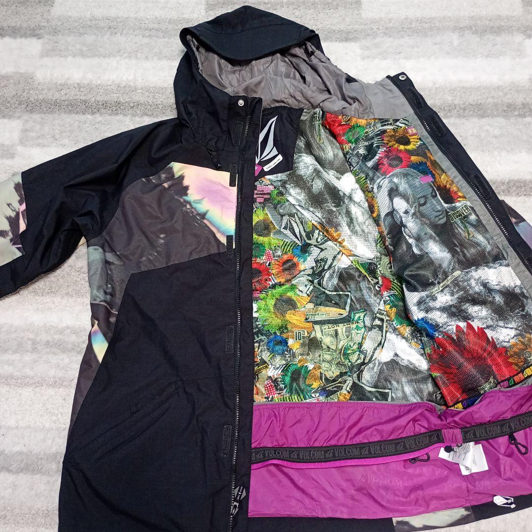 VOLCOM　ボルコム　スノボウェア　総柄　Мサイズ