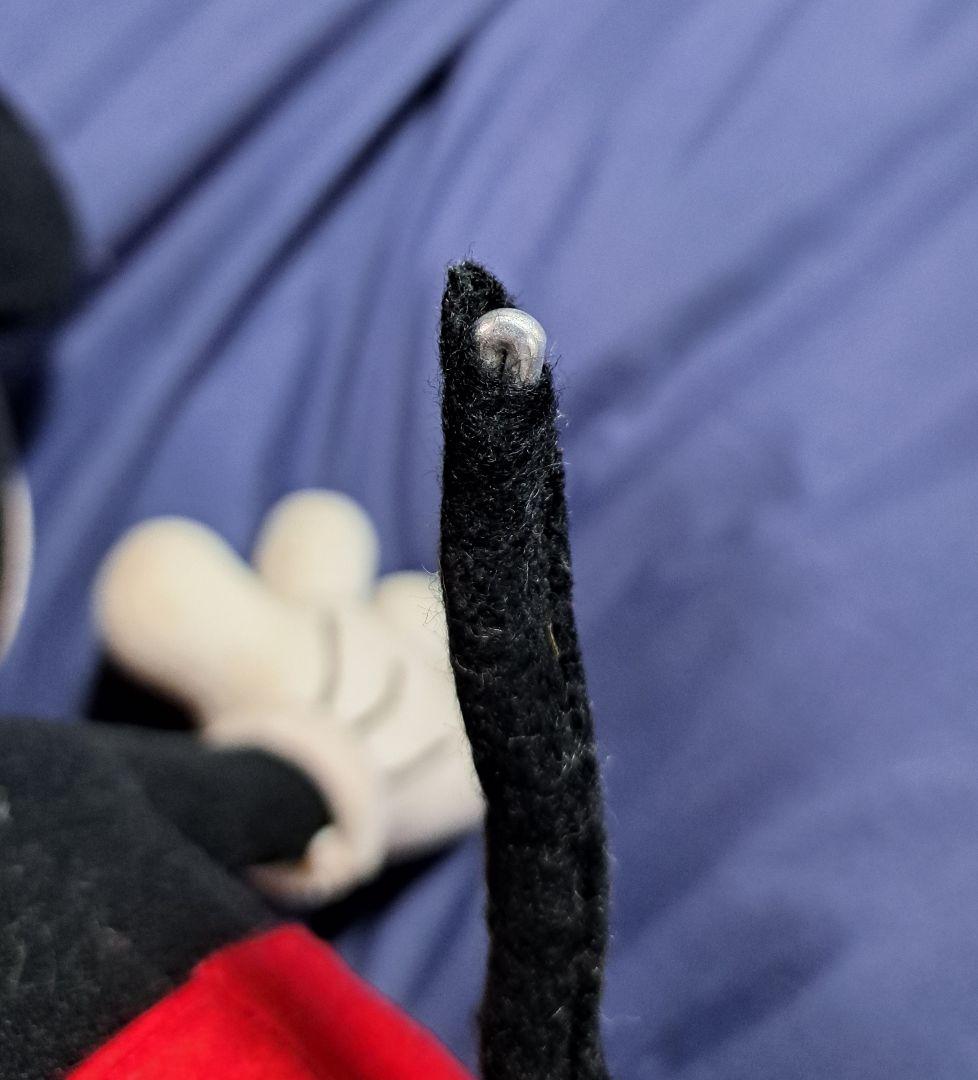 【激レア】レトロなミッキーミニー針金入りぬいぐるみ