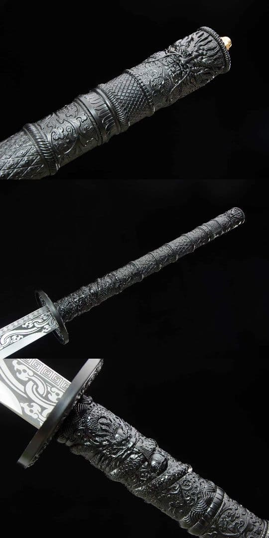 龍臨戦刀-高性能マンガン鋼 古兵器 武具　刀装具　日本刀　模造刀 居合刀 長尺