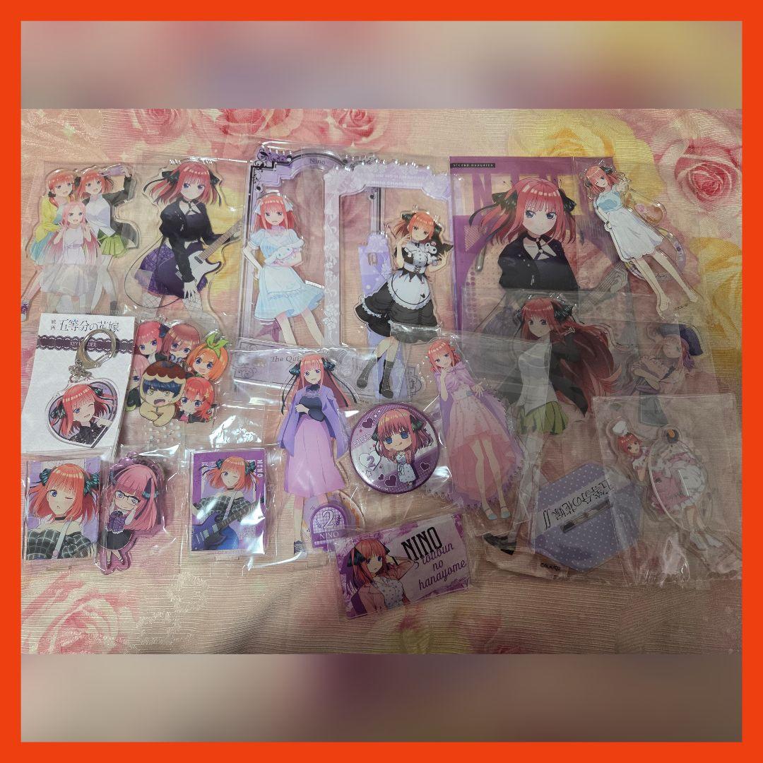 五等分の花嫁 二乃 まとめ売り アニメ セットコラボ カフェ グッズ アクスタ