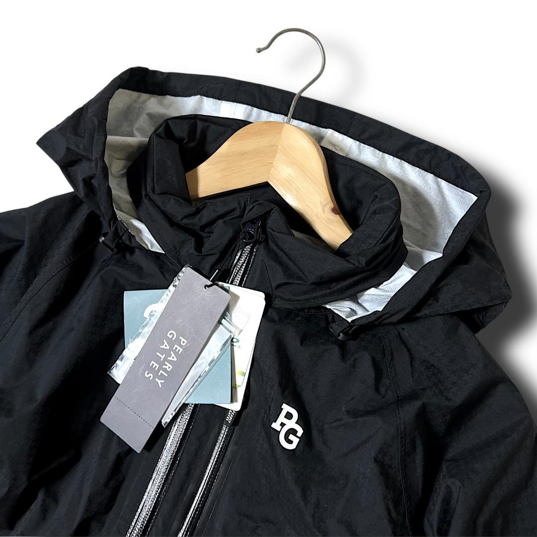新品 定価46,200 パーリーゲイツ レインジャケット ワンピース ブラック